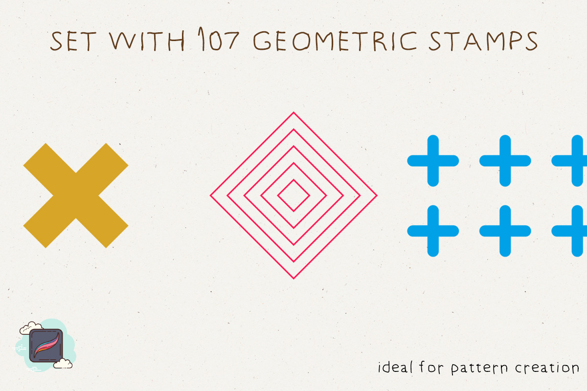 The Procreate Geometric Box, a Brush Add-On by Just Bia (Photo 5 of 10)