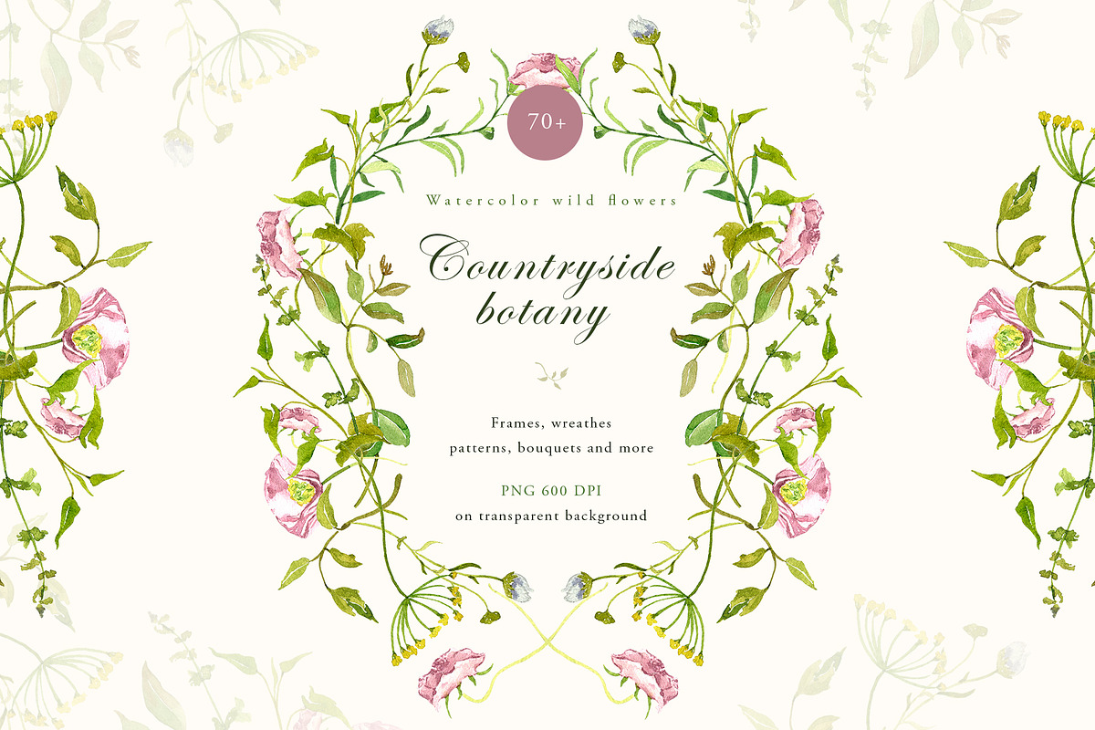 Watercolor wildflower, dried botany, a Decorative Illustration by MariGraphic boutique (Photo 1 of 12)