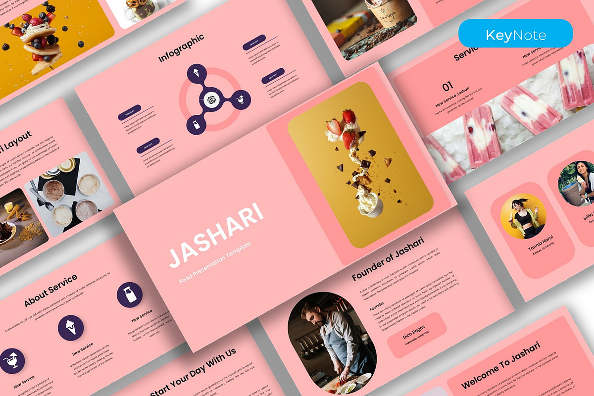 Jashari- Food Keynote Template