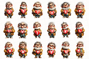 Grandpa Holding Heart Alphabet, an Illustration by OK Design (Thumbnail 3 of 6)