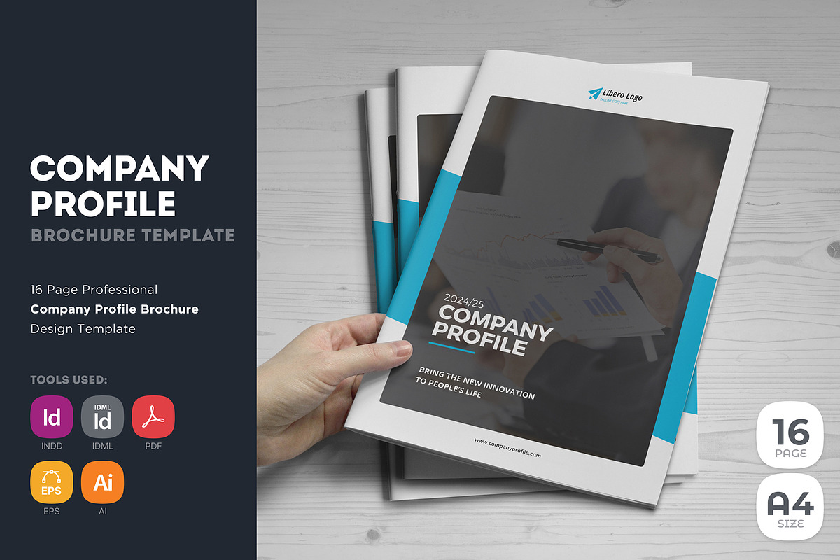 Company Profile Brochure, a Brochure Template by Miyaji75 (Photo 1 of 19)