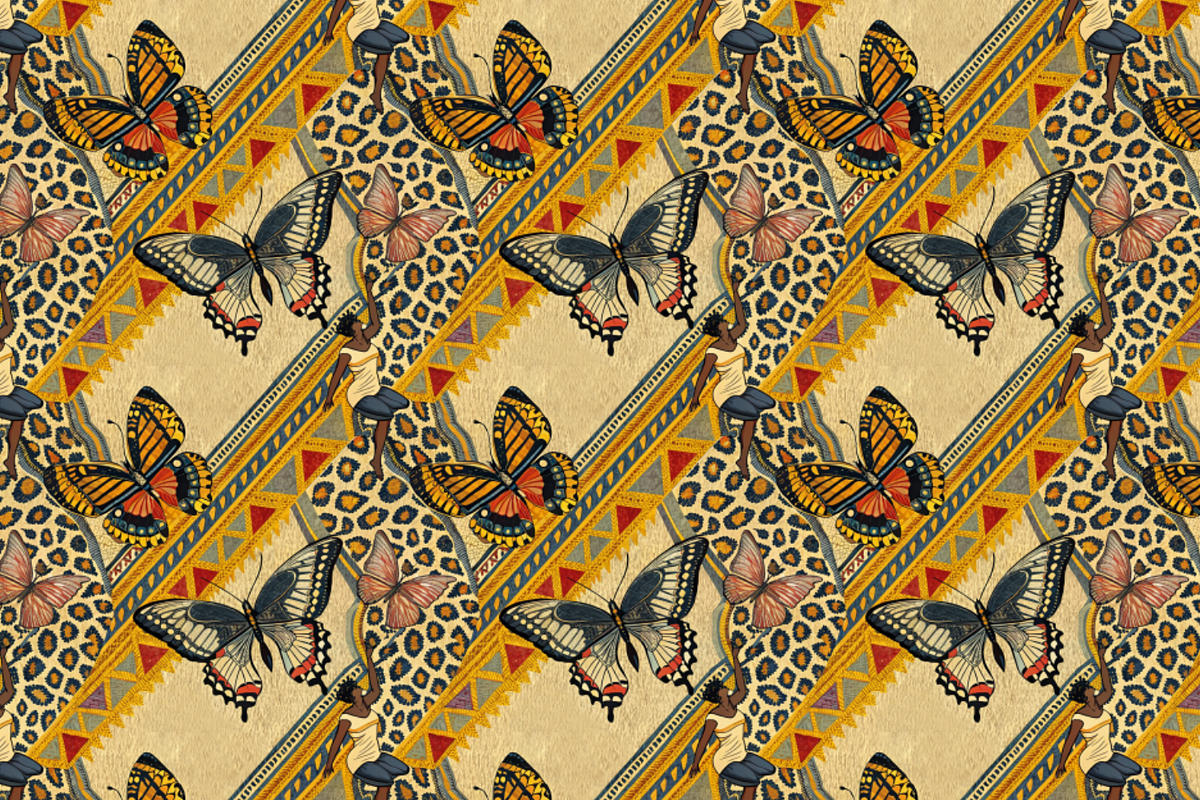 Set of ethnic abstract patterns, a Pattern Graphic by Designs by Helen ...