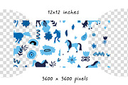 Сhristmas horse seamless pattern, a Pattern Graphic by Lucyinyourheart (Thumbnail 3 of 10)