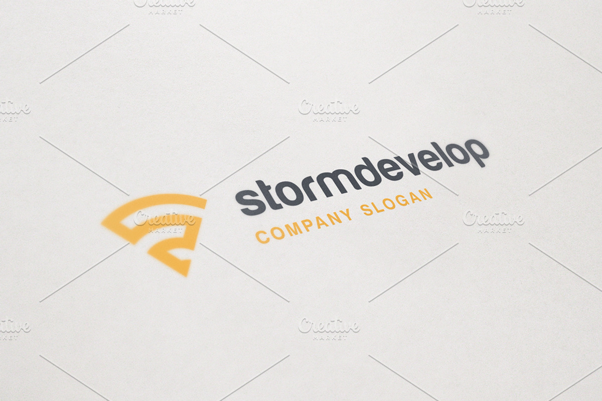 Stormdevelop, a Branding & Logo Template by Vepix (Photo 2 of 3)