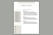 Minimal Resume Design | Cover Letter, a Resume Template by Scribbled Napkin Design (Thumbnail 2 of 4)
