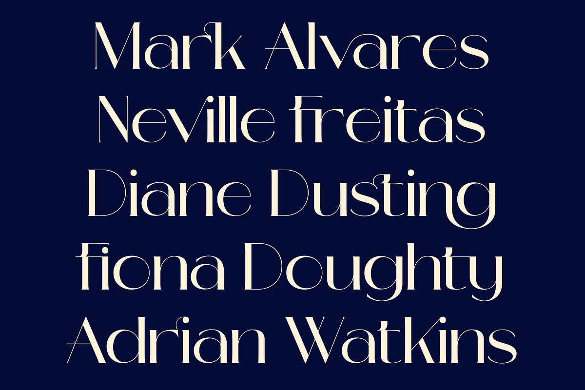 Lovera - Art Deco Typeface, a Sans Serif Font by Graptail (Photo 9 of 12)