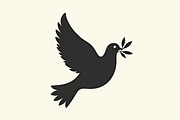 Peace Dove Silhouette Bundle, an Illustration by BIPLOB EXPERT (Thumbnail 5 of 21)