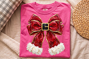 Santa Bow Png, Red Christmas Belt, an Object Illustration by Libby Wishes (Thumbnail 3 of 3)