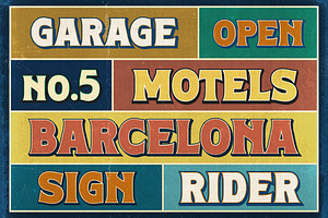 Boldern Font - Vintage Typeface Font