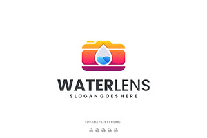 Gradient Modern Water Lens Logo, a Branding & Logo Template by Artnivora.Std