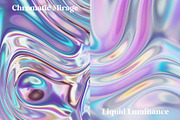 Liquid Metallic Iridescent Animation, a Graphic by LarysaZabrotskaya (Thumbnail 2 of 10)