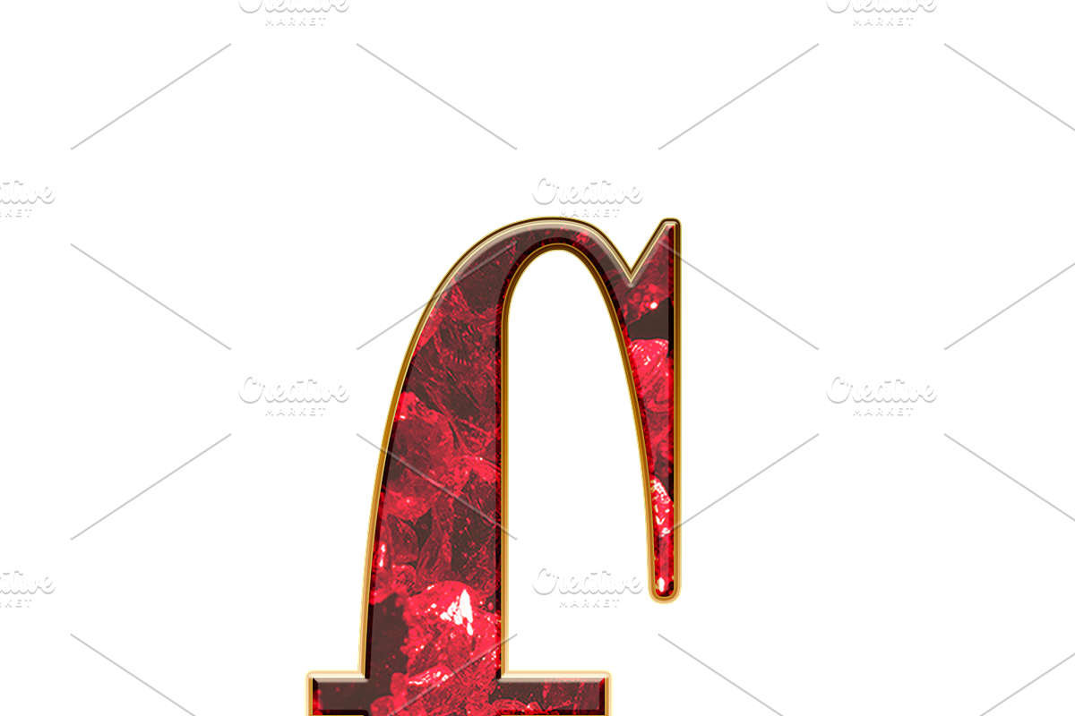 Red Diamond Alphabet: PNG Clipart, an Object Graphic by Watercolor_Vector Graphic (Photo 7 of 17)