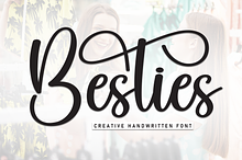 Besties | Script Font