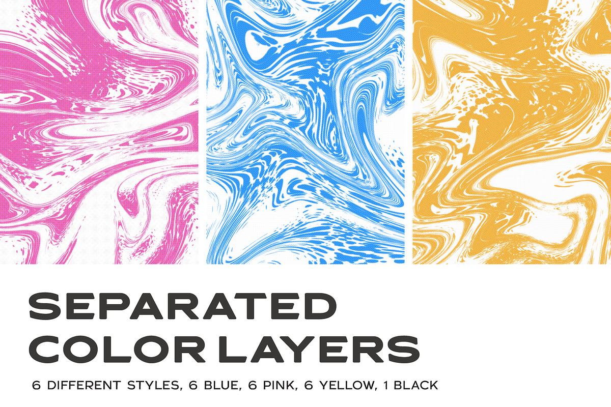 Risograph Swirls, a Texture Graphic by Like Magic Studio (Photo 2 of 6)