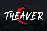 Theaver Font, a Handwritten Font by albert_kalingga (Thumbnail 1 of 4)