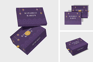 Gift Box Ramadan Mockup