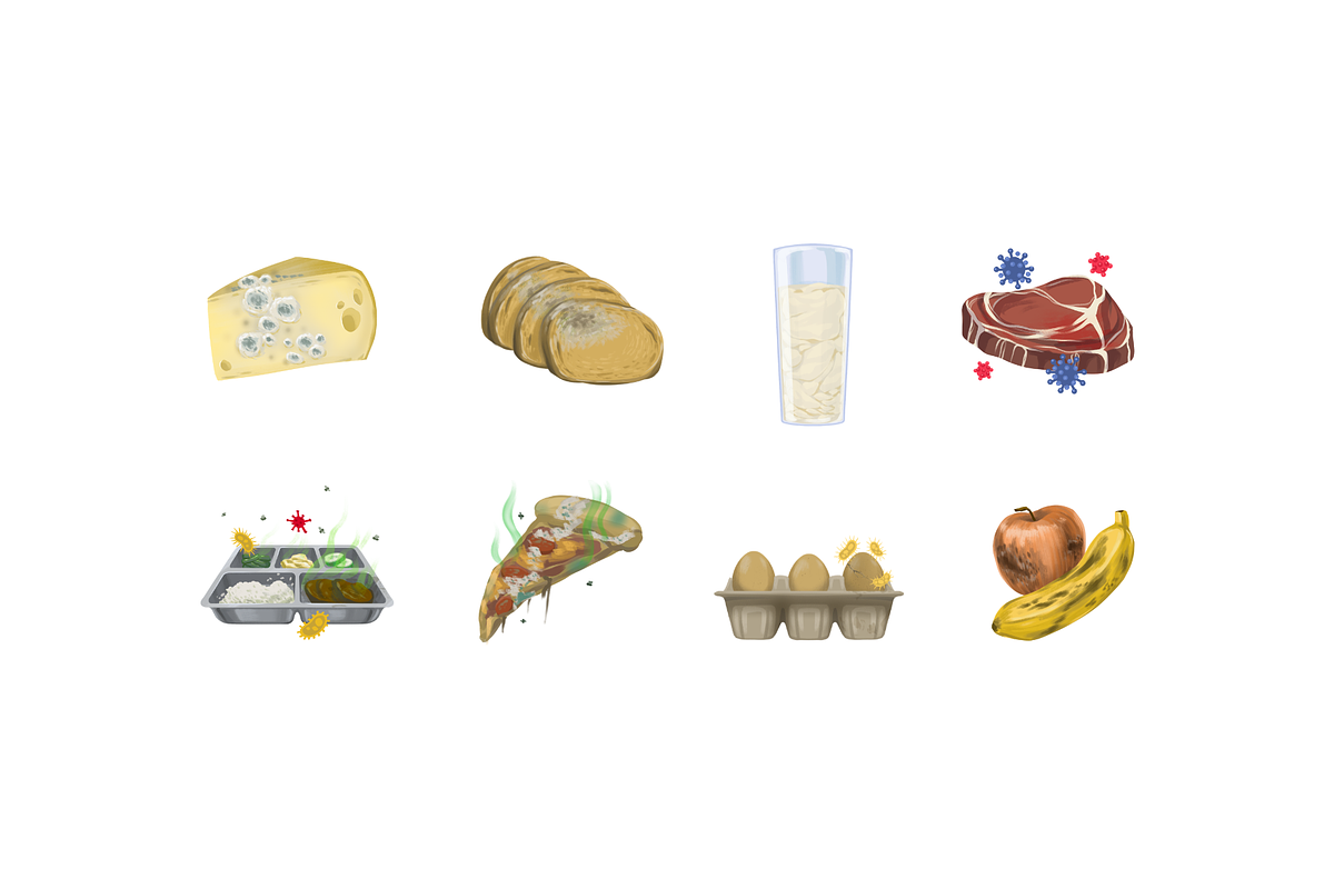 Spoiled Foods, a Food Illustration by Deemak Daksina (Photo 1 of 3)