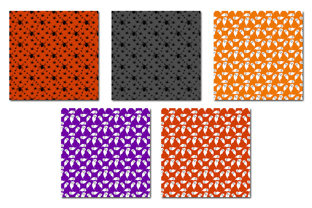 Halloween Seamless Pattern 3, a Pattern Graphic by tchastudio (Photo 5 of 5)