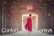 Confetti Overlays, a Texture Graphic by PandoraDreams (Thumbnail 1 of 5)