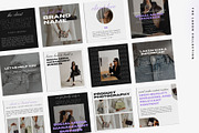 Instagram Templates for Brands Canva, a Social Media Template by Blush Created (Thumbnail 1 of 11)