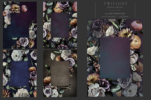 Twilight Floral Art Collection