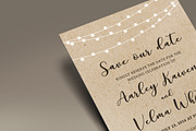 Brown Wedding Invitation Suite, an Invitation Template by Aarley Kaiven (Thumbnail 5 of 6)
