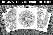 Mandala Coloring Pages Bundle, an Illustration by Artivon (Thumbnail 1 of 11)