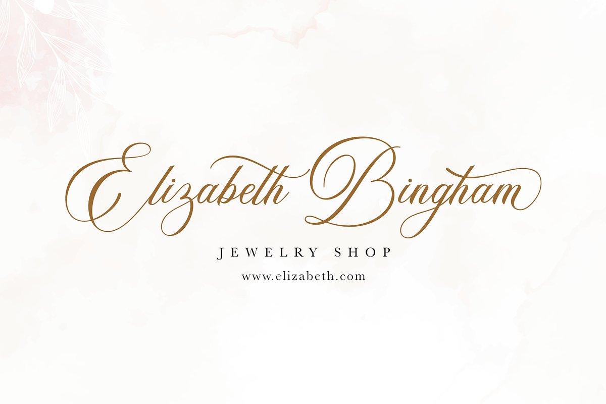 Alexandra Calligraphy, a Script Font by Silverdav (Photo 5 of 9)