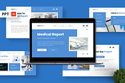 Medical Report - Medicine Powerpoint, a Presentation Template by Deepslide Studio (Thumbnail 1 of 6)