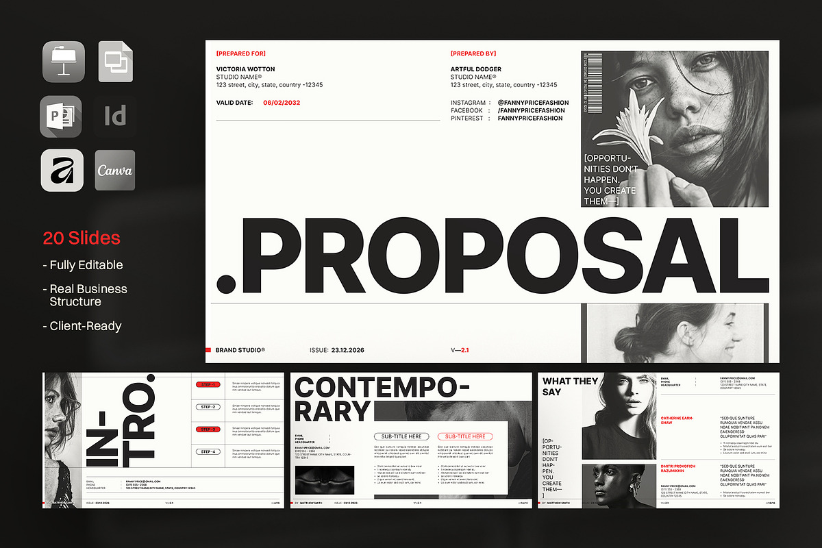 Proposal Presentation Template, a Presentation Template by ArtisanaAura (Photo 4 of 14)