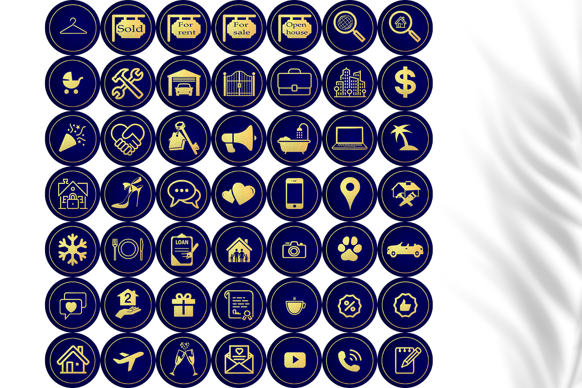 Real Estate Instagram highlights, a Social Media Template by Amiraliya (Photo 2 of 4)