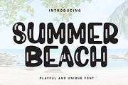 Summer Beach | Script Font, a Script Font by Scratchones (Thumbnail 1 of 8)