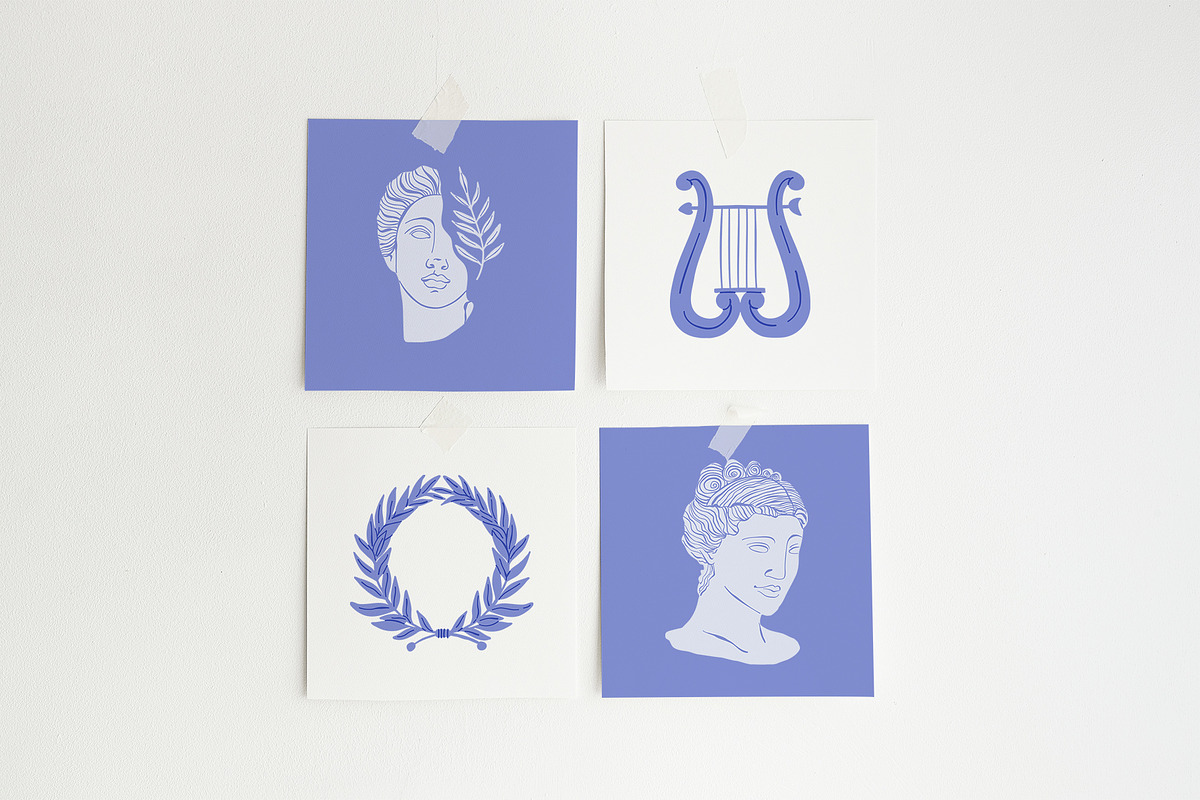 ANTIQUITY: clipart and patterns, an Object Graphic by Elliko shop (Photo 7 of 8)