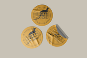 Circle Sticker Mockup, an Advertising Mockup by groens (Thumbnail 5 of 5)