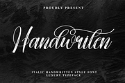 Handwriten | Script Font, a Handwritten Font by Scratchones (Thumbnail 1 of 9)