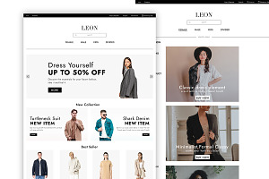 Leon - Website Fashion Template