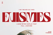 Evismes Stylish Sans, a Sans Serif Font by Khoir (Thumbnail 1 of 10)