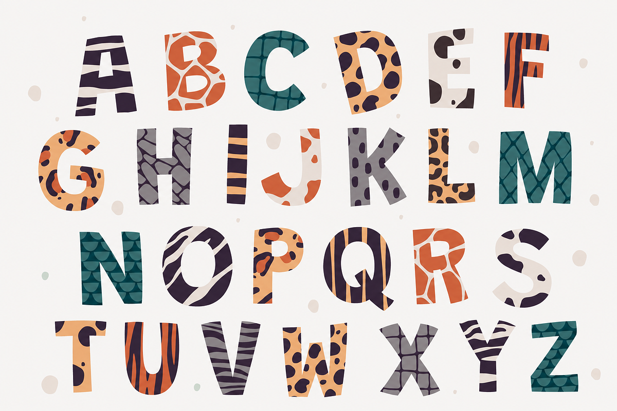 Kids Alphabet Illustrations, an Education Illustration by Anna Studio (Photo 9 of 10)