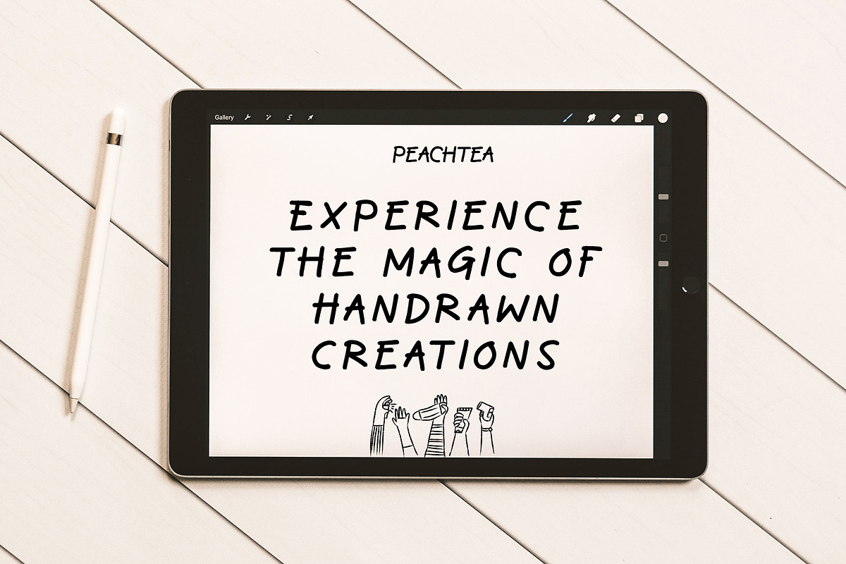 Peachtea Modern Handwritten Font, a Handwritten Font by roomspace creative lab (Photo 10 of 12)