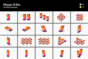 Phone 11 Pro - 20 Mockups Scenes, an iPhone Mockup by Asylab (Thumbnail 3 of 38)