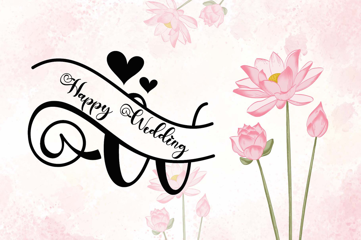 Beautiful Lovely Monogram, a Handwritten Font by Yoga Letter (Photo 2 of 2)