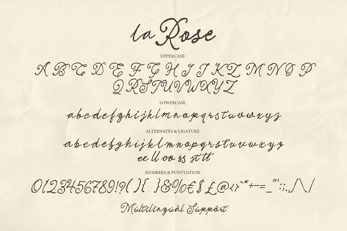 La Rose Pastry, a Script Font by Eko Bimantara (Photo 9 of 9)