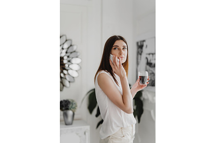 Young businesswoman talking on the, a Person Photo by Aliona Serzhanova