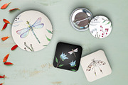 DRAGONFLIES. Watercolor clipart, an Illustration by digital_essence (Thumbnail 7 of 10)