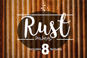 8 RUSTED METAL TEXTURES