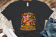 Happy Thanksgiving Girl Turkey PNG, an Illustration by designcity5 (Thumbnail 7 of 8)