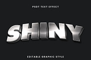 Silver Shiny Metal 3D Text Effect, a Templates & Theme by studiogstock (Thumbnail 1 of 2)