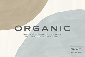 Organic Abstract Shapes Backgrounds