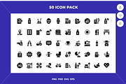 Healthy lifestyle icons, an Outline Icon by Wencory (Thumbnail 2 of 2)