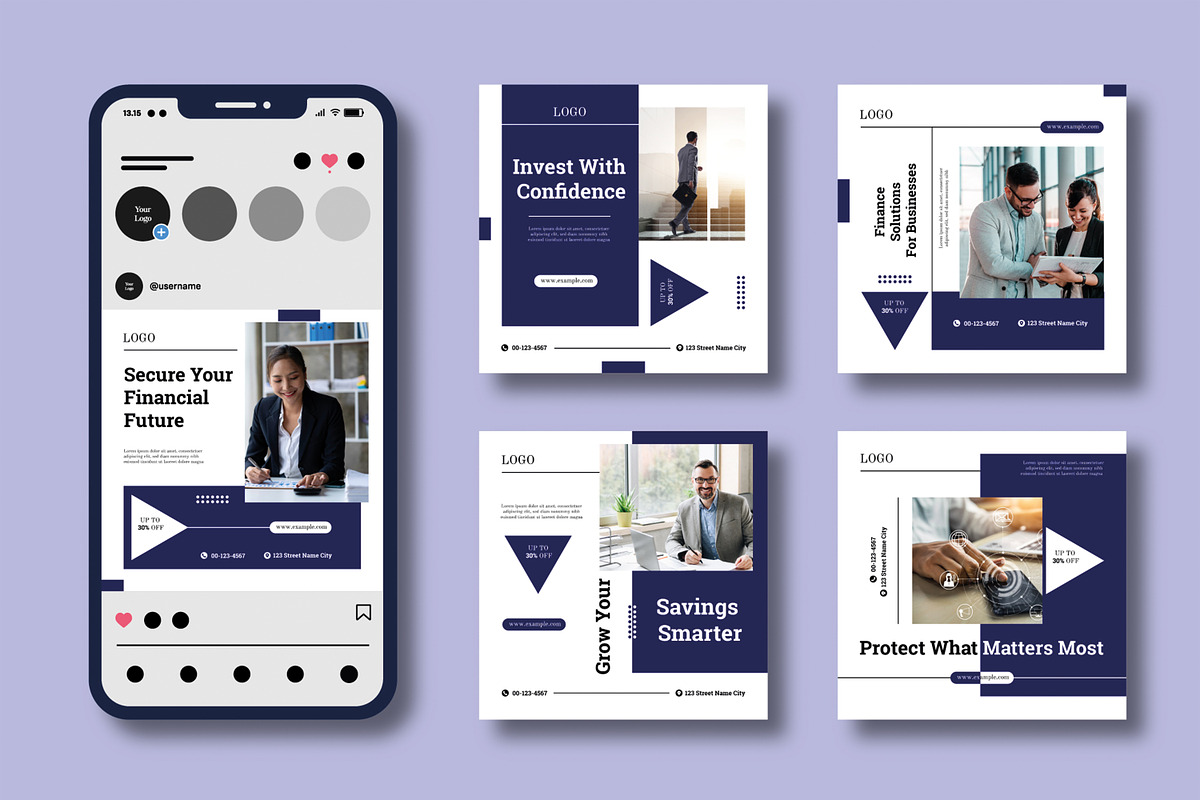 Professional Financial Social Media preview 2